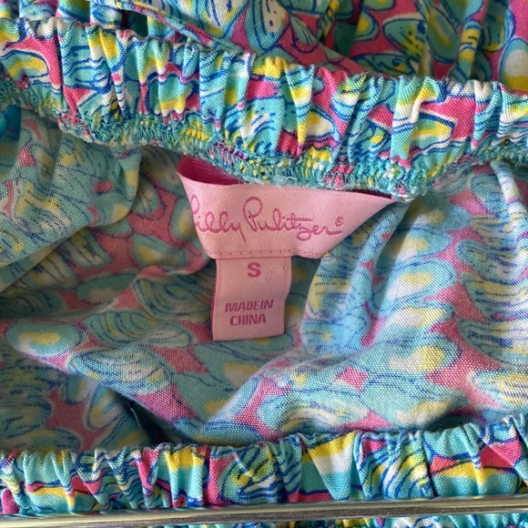 Lilly Pulitzer strapless romper - Picture 3 of 5